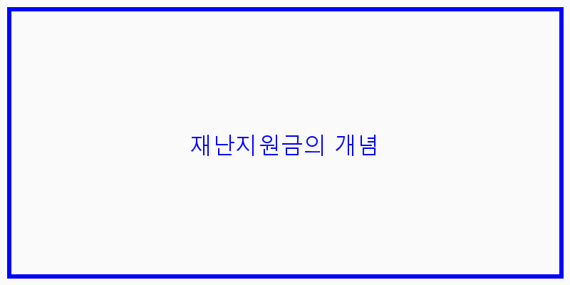 
  재난지원금의 개념
 이미지