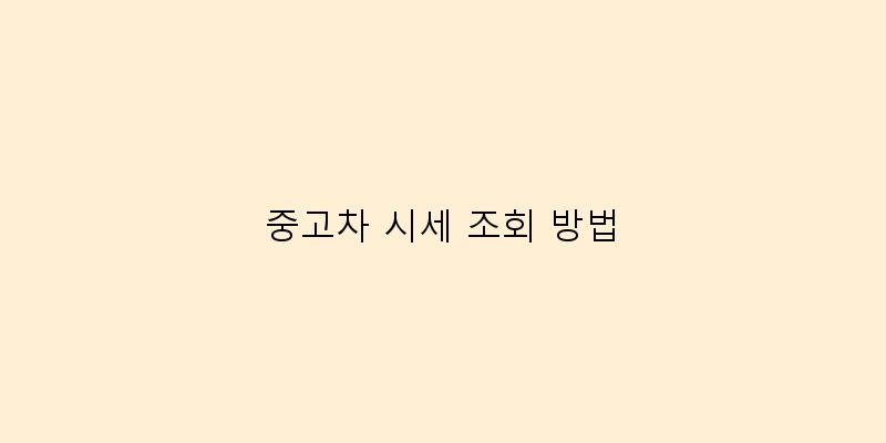 
  중고차 시세 조회 방법
 이미지
