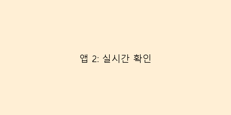 
  앱 2: 실시간 확인
 이미지