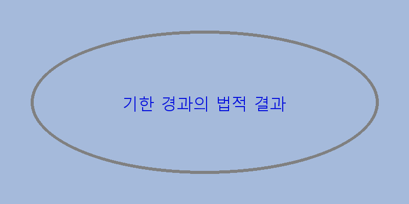 
  기한 경과의 법적 결과
 이미지