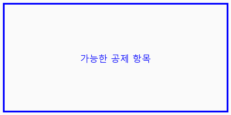 
  가능한 공제 항목
 이미지
