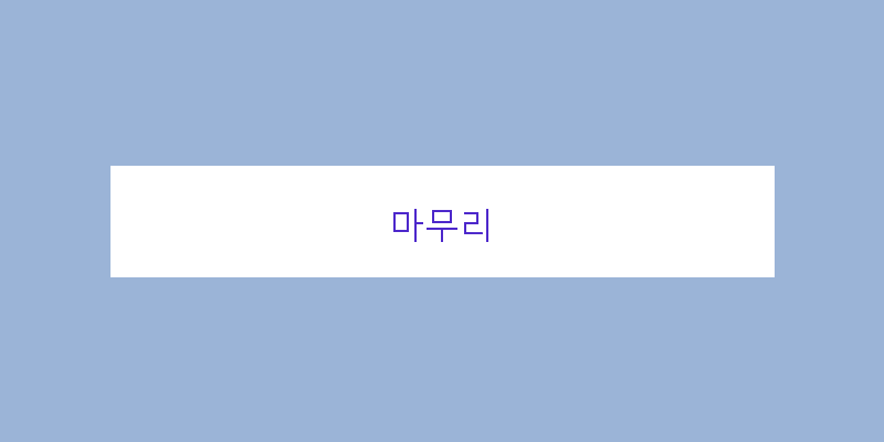 
  마무리
 이미지