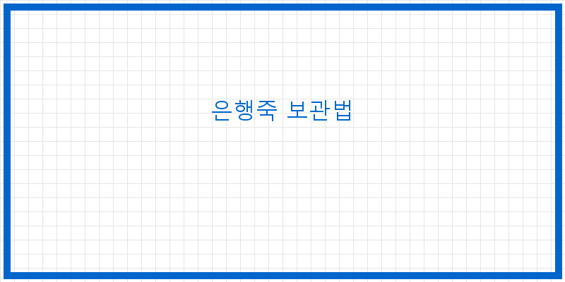 
  은행죽 보관법
 이미지