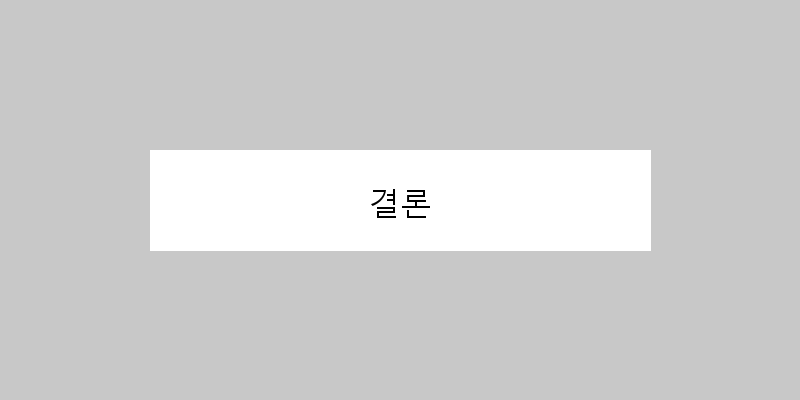 
  결론
 이미지
